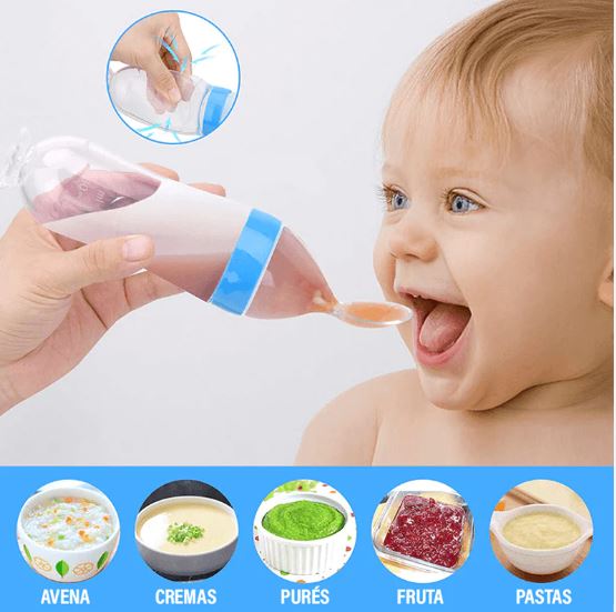 PRACTI BIBERÓN CUCHARA PARA BEBÉ 👶
