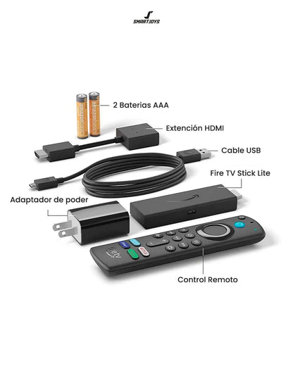 4K Stick TV + Canales 12000 Nacional e Inter + Control Smart+ Alexa Voz Comando  + Garantia